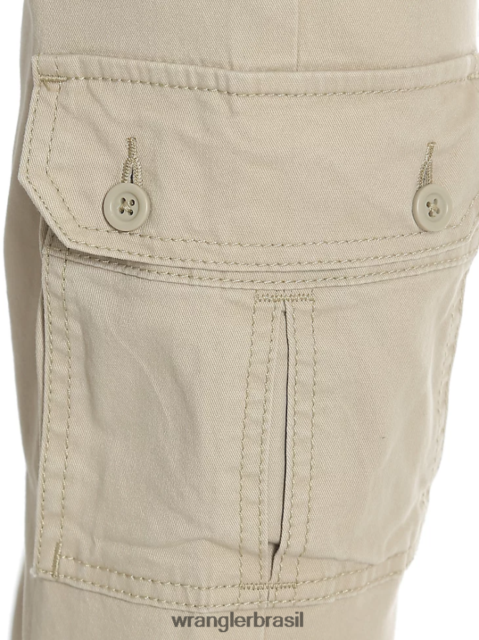 Wrangler calça cargo slim reta e elástica lustre (9rkbwbf) Rapazes roupas 00LN6N957