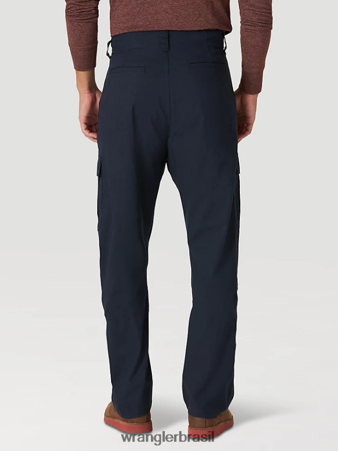 Wrangler calça cargo stretch relaxada autêntica marinha (10zm7abnv) homens roupas 00LN6N231