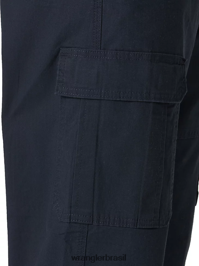 Wrangler calça cargo stretch relaxada autêntica marinha (10zm7abnv) homens roupas 00LN6N231