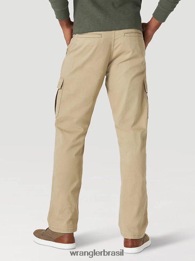 Wrangler calça cargo stretch relaxada autêntica olmo (10zm7abew) homens roupas 00LN6N232