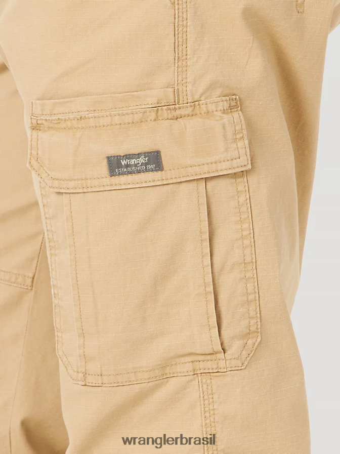 Wrangler calça cargo stretch relaxada autêntica travertino (10zm7abtv) homens roupas 00LN6N234