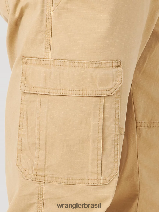 Wrangler calça cargo stretch relaxada autêntica travertino (10zm7abtv) homens roupas 00LN6N234