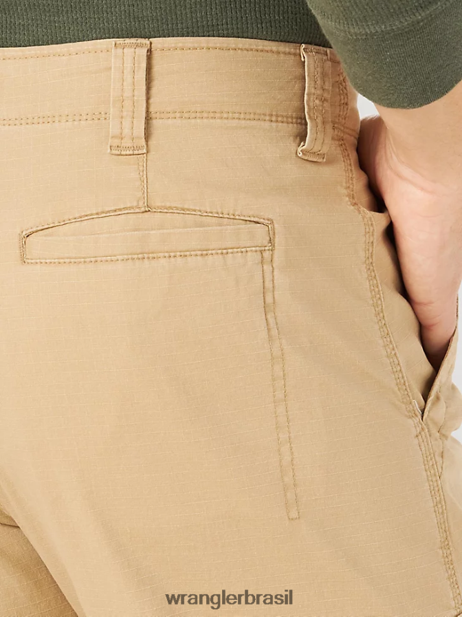 Wrangler calça cargo stretch relaxada autêntica travertino (10zm7abtv) homens roupas 00LN6N234
