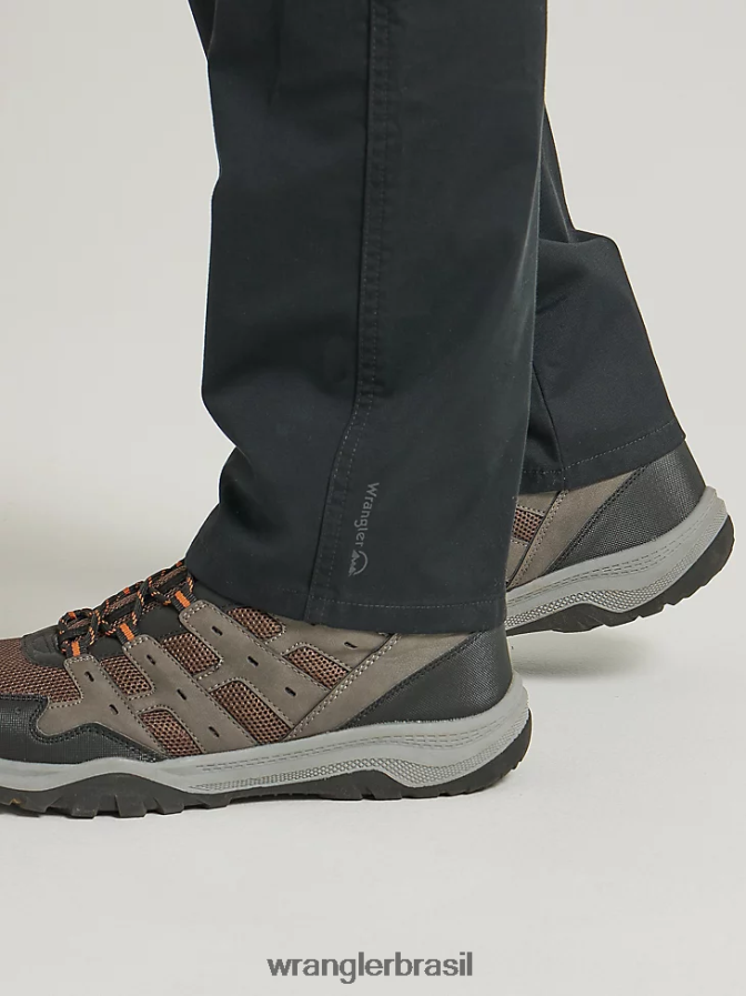 Wrangler calça chino ao ar livre preto azeviche (112343348) homens roupas 00LN6N249