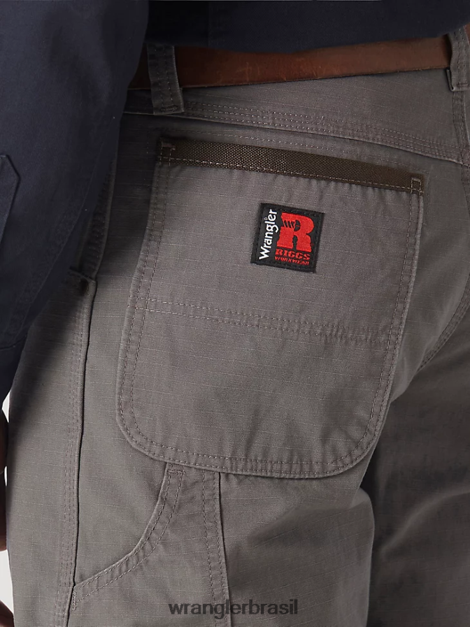 Wrangler calça de carpinteiro riggs workwear ardósia (3w020st) homens roupas 00LN6N269