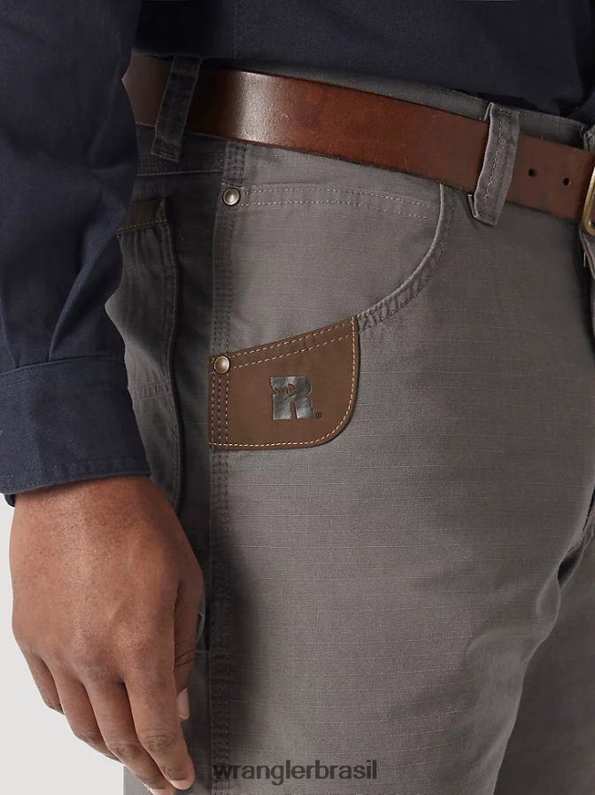 Wrangler calça de carpinteiro riggs workwear ardósia (3w020st) homens roupas 00LN6N269