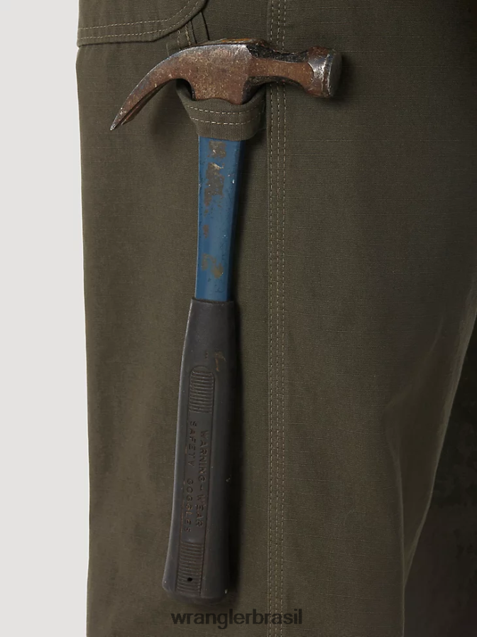 Wrangler calça de carpinteiro riggs workwear loden (3w020ld) homens roupas 00LN6N267