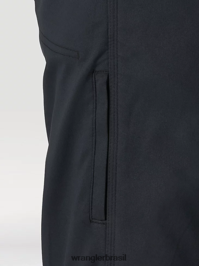 Wrangler calça de lona com perna reta e ajuste regular de uso robusto musgo (31100ms) homens roupas 00LN6N650