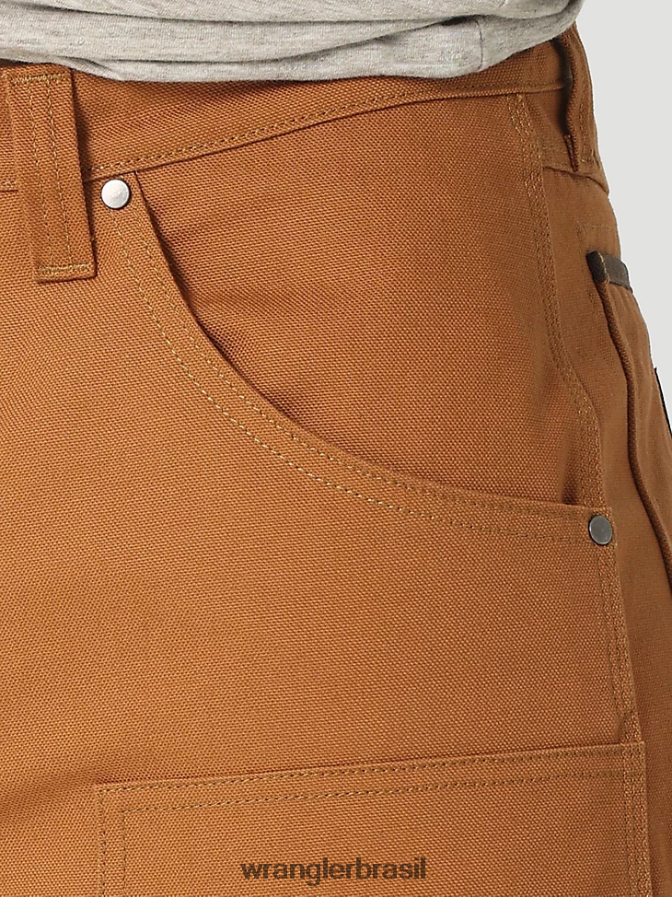Wrangler calça de trabalho utilitária riggs relax fit borracha (112317891) homens roupas 00LN6N677