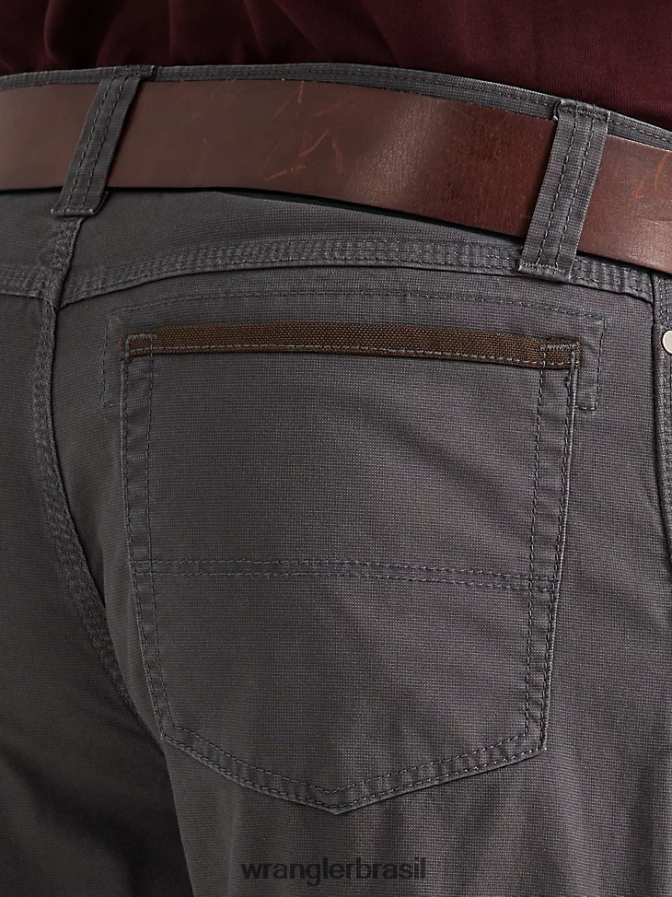 Wrangler calça de trabalho utilitária riggs workwear cinza risca de giz (3w031pg) homens roupas 00LN6N665