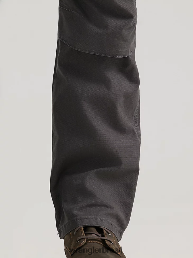 Wrangler calça de trabalho utilitária riggs workwear cinza risca de giz (3w031pg) homens roupas 00LN6N665