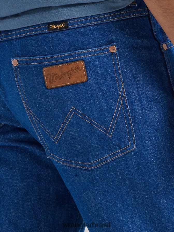 Wrangler calça jeans Heritage Frontier azul (112335469) homens roupas 00LN6N62