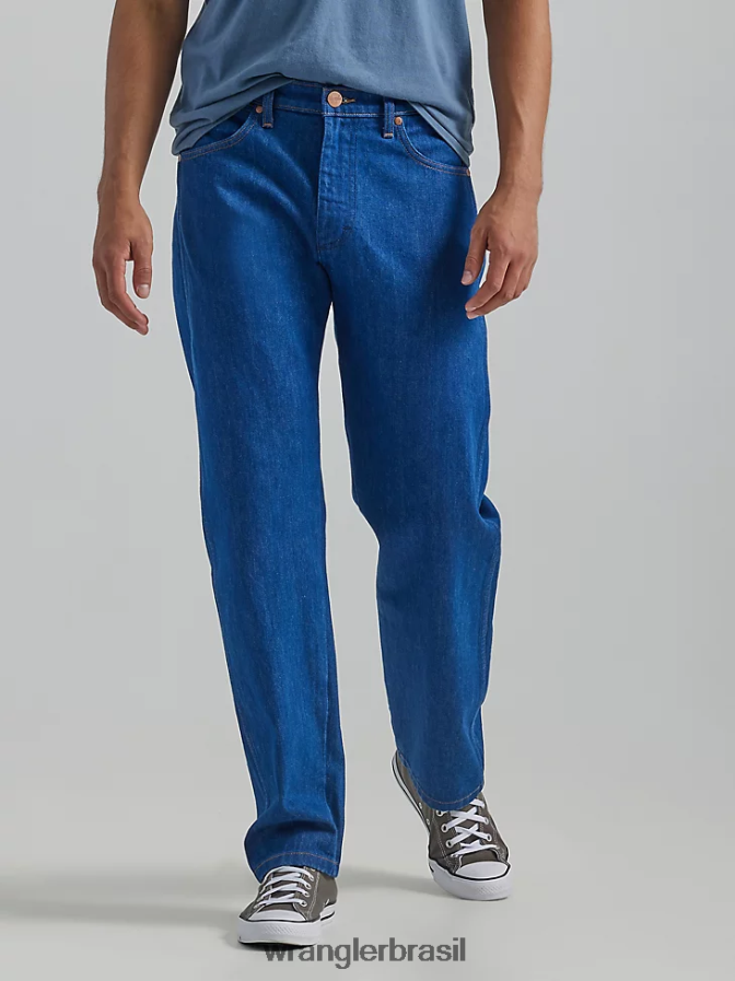 Wrangler calça jeans Heritage Frontier azul (112335469) homens roupas 00LN6N62