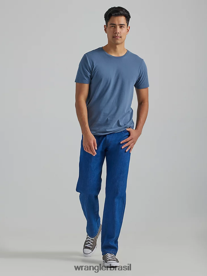 Wrangler calça jeans Heritage Frontier azul (112335469) homens roupas 00LN6N62
