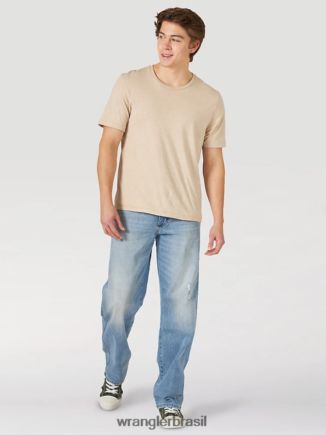 Wrangler calça jeans Heritage Redding solta azul do sol (112318428) homens roupas 00LN6N187