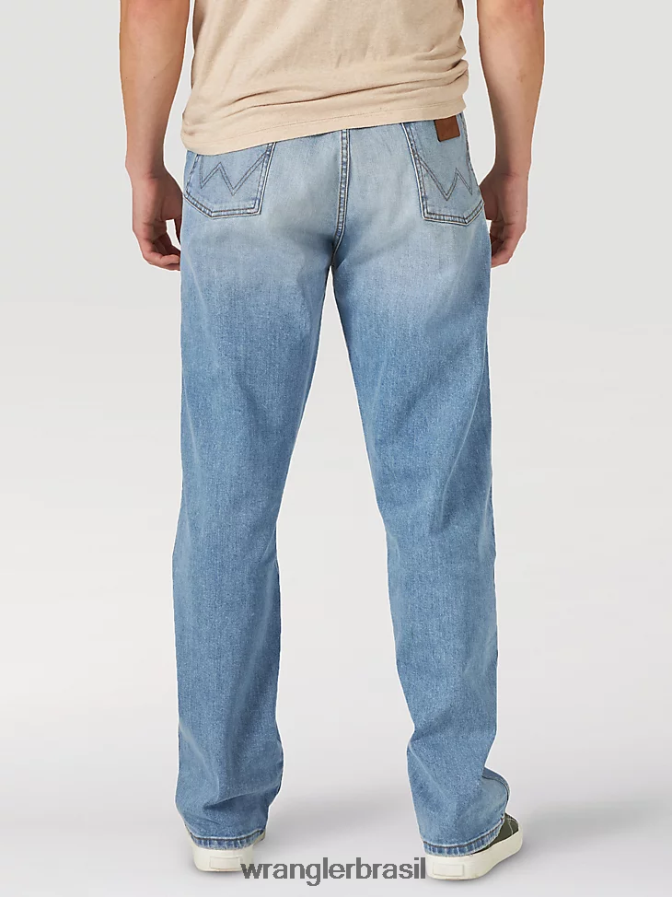Wrangler calça jeans Heritage Redding solta azul do sol (112318428) homens roupas 00LN6N187