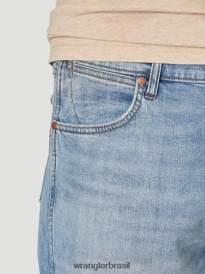 Wrangler calça jeans Heritage Redding solta azul do sol (112318428) homens roupas 00LN6N187
