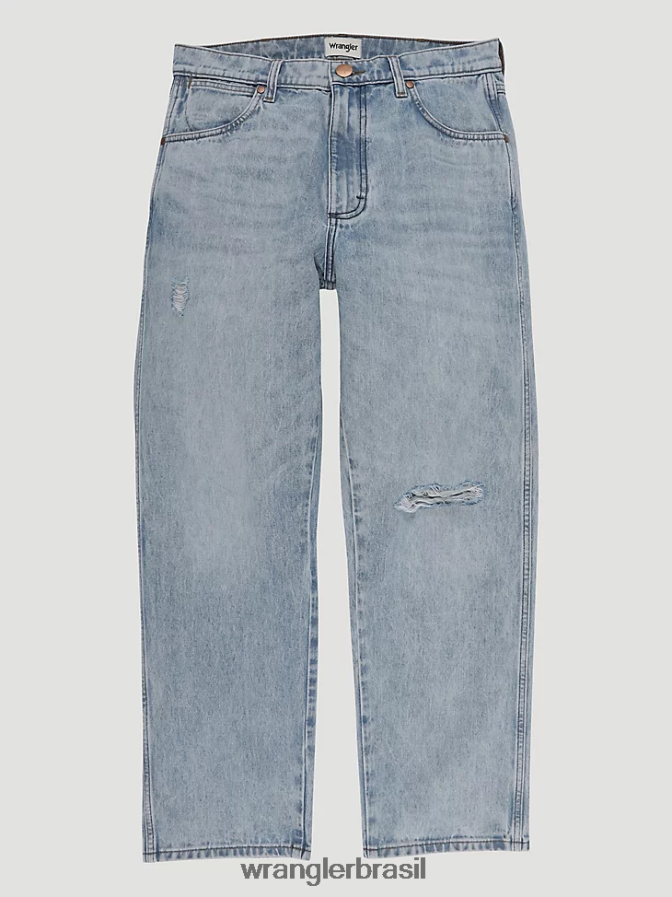 Wrangler calça jeans Heritage Redding solta lavagem leve rasgada (112335468) homens roupas 00LN6N185