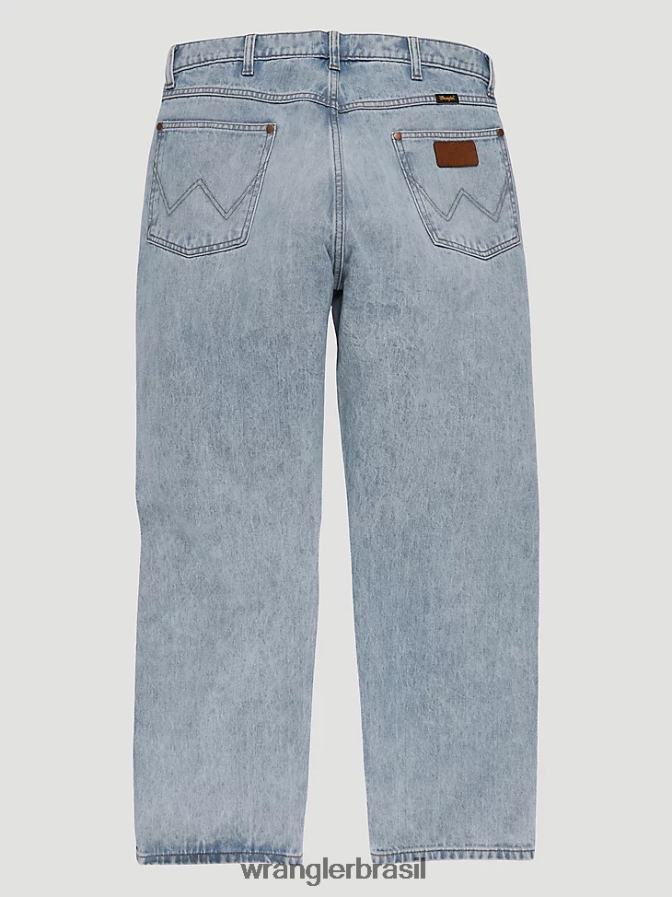 Wrangler calça jeans Heritage Redding solta lavagem leve rasgada (112335468) homens roupas 00LN6N185