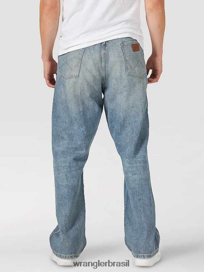 Wrangler calça jeans Heritage Redding solta índigo empoeirado (112316523) homens roupas 00LN6N188