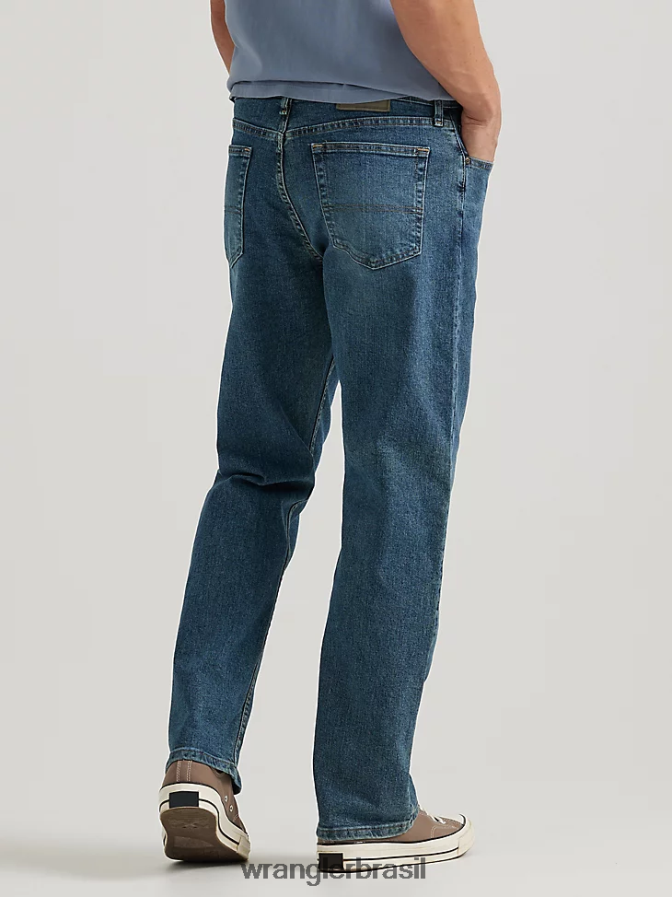 Wrangler calça jeans authentics relax fit comfort flex fumaça (zm3cssm) homens roupas 00LN6N199
