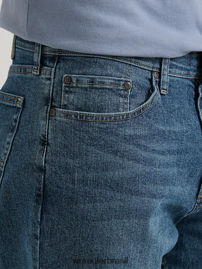 Wrangler calça jeans authentics relax fit comfort flex fumaça (zm3cssm) homens roupas 00LN6N199