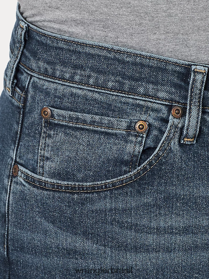 Wrangler calça jeans authentics relax fit comfort flex fumaça (zm3cssm) homens roupas 00LN6N199