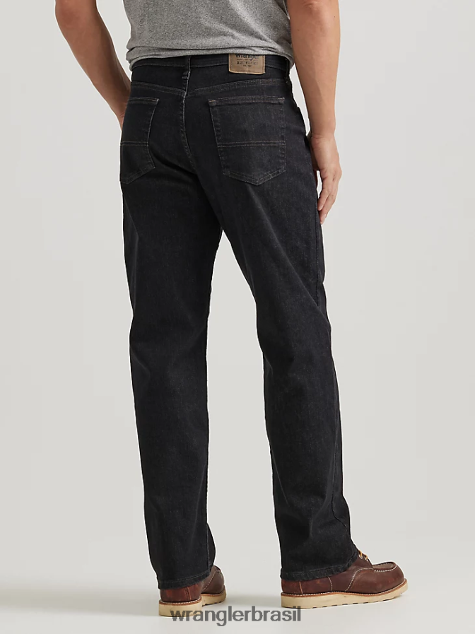 Wrangler calça jeans authentics relax fit comfort flex jeans escuro (zm3csdd) homens roupas 00LN6N201