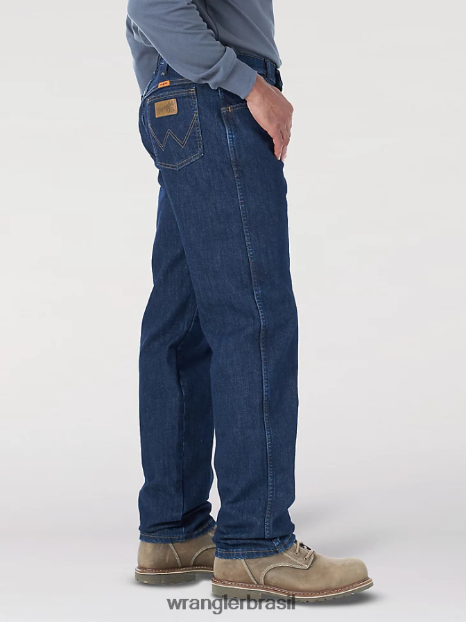 Wrangler calça jeans authentics relax fit comfort flex lavagem de pedra leve (zm3cssl) homens roupas 00LN6N197