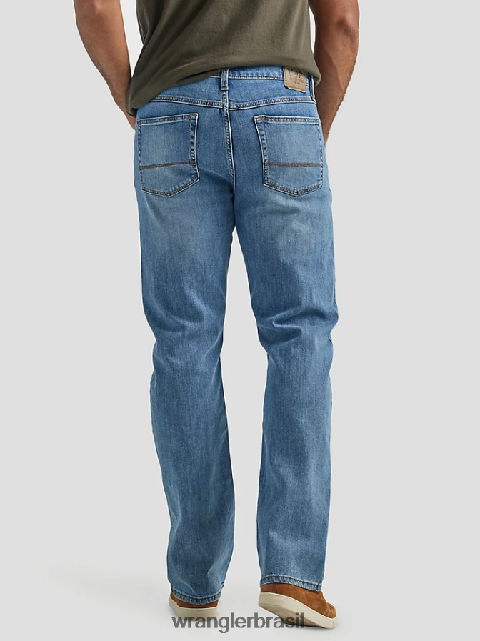 Wrangler calça jeans bootcut relaxada e autêntica correnteza (10zm4rbrp) homens roupas 00LN6N122