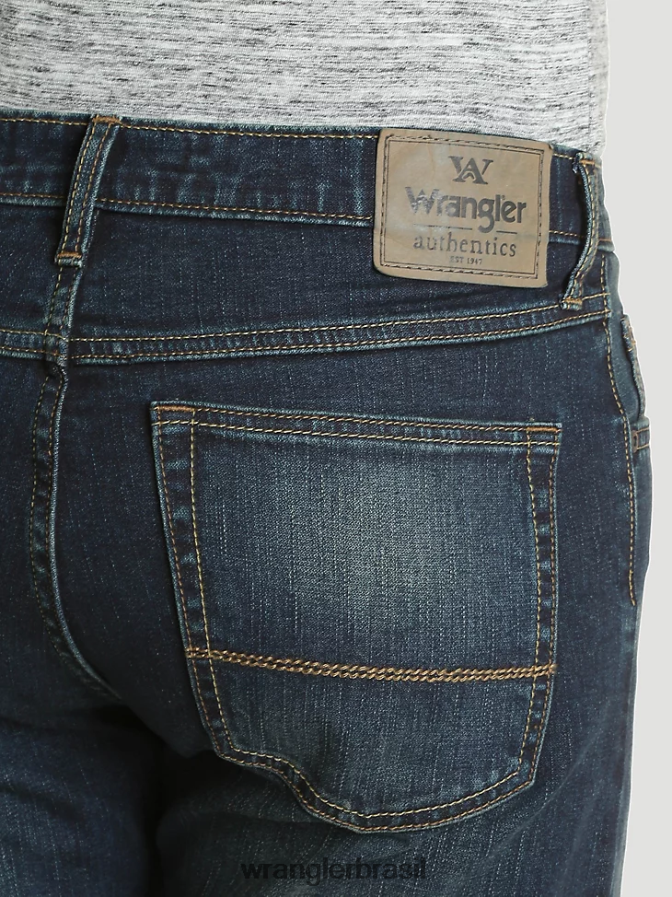 Wrangler calça jeans bootcut relaxada e autêntica estrada de terra (10zm4rbrd) homens roupas 00LN6N121