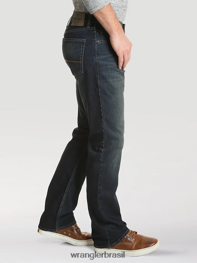 Wrangler calça jeans bootcut relaxada e autêntica estrada de terra (10zm4rbrd) homens roupas 00LN6N121