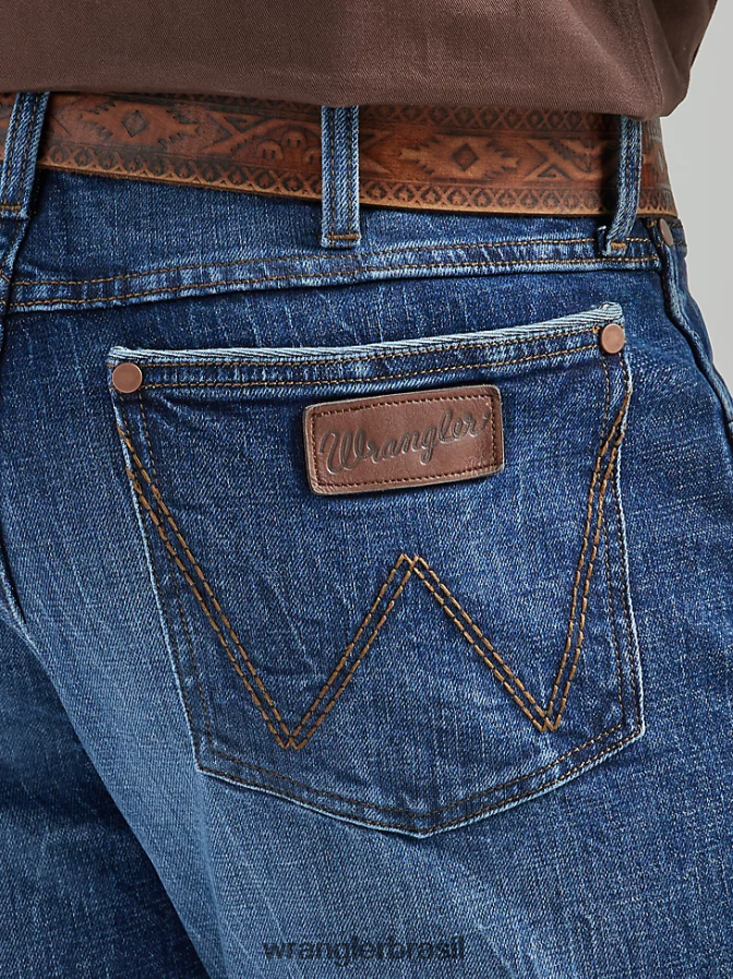 Wrangler calça jeans bootcut retrô relaxada elmont (112325785) homens roupas 00LN6N44