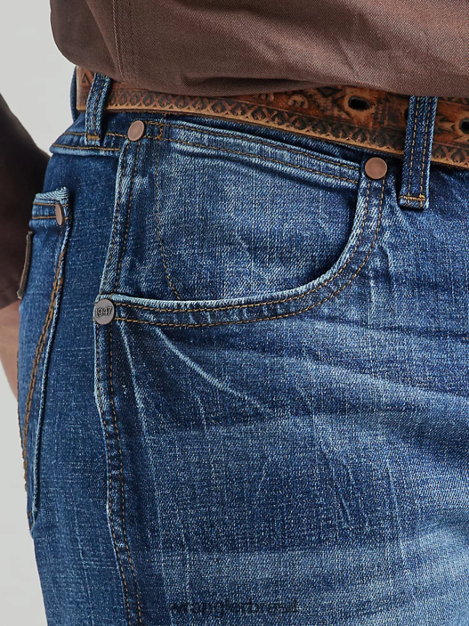 Wrangler calça jeans bootcut retrô relaxada elmont (112325785) homens roupas 00LN6N44