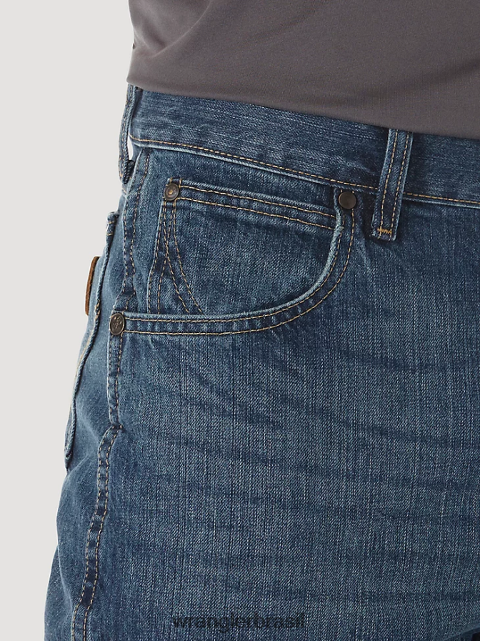 Wrangler calça jeans bootcut retrô relaxada tb lavar (wrt20tb) homens roupas 00LN6N42