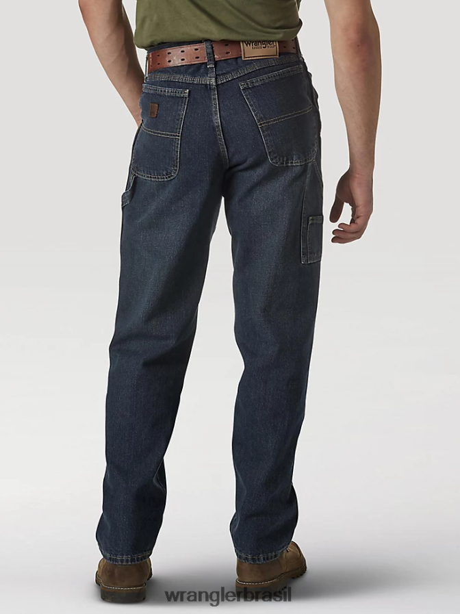 Wrangler calça jeans carpinteiro resistente não sei quartzo (32001dk) homens roupas 00LN6N163