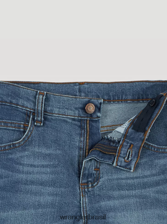 Wrangler calça jeans cinco estrelas flex reta índigo verdadeiro (5wnbwtd) Rapazes roupas 00LN6N954