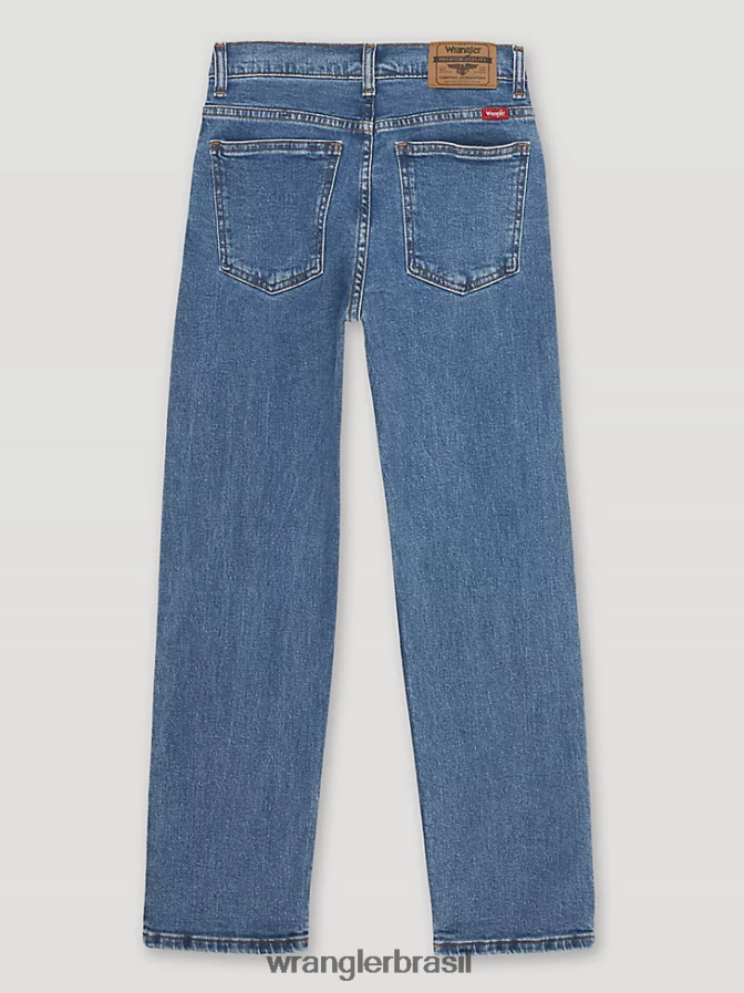Wrangler calça jeans cinco estrelas flex reta índigo verdadeiro (5wnbwtd) Rapazes roupas 00LN6N954