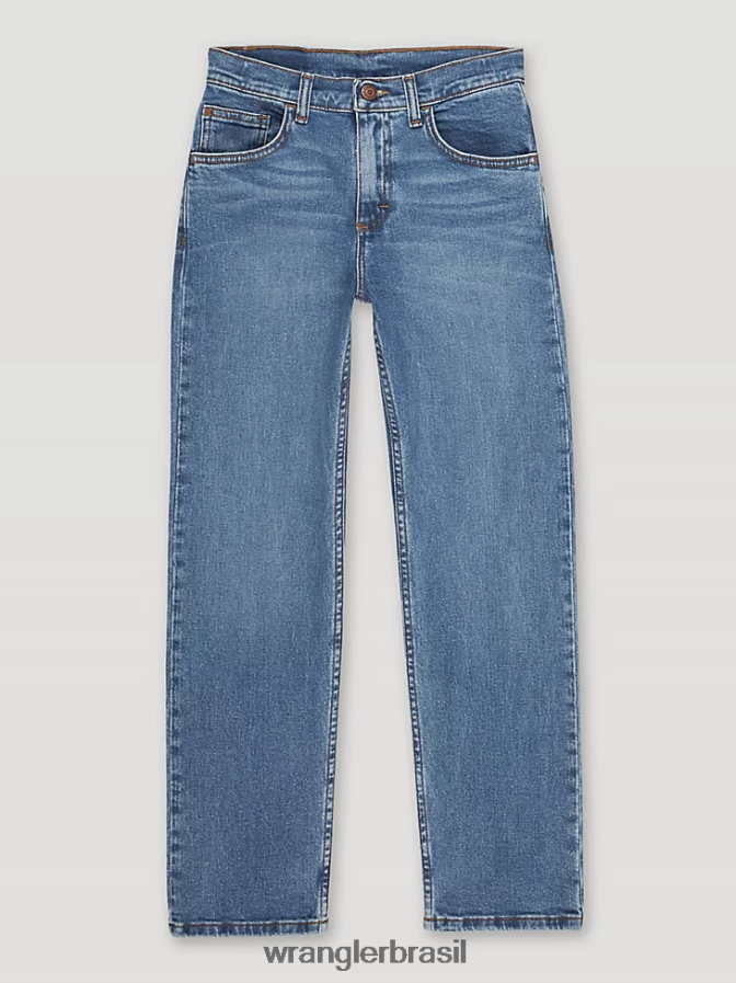 Wrangler calça jeans cinco estrelas flex reta índigo verdadeiro (5wnbwtd) Rapazes roupas 00LN6N954
