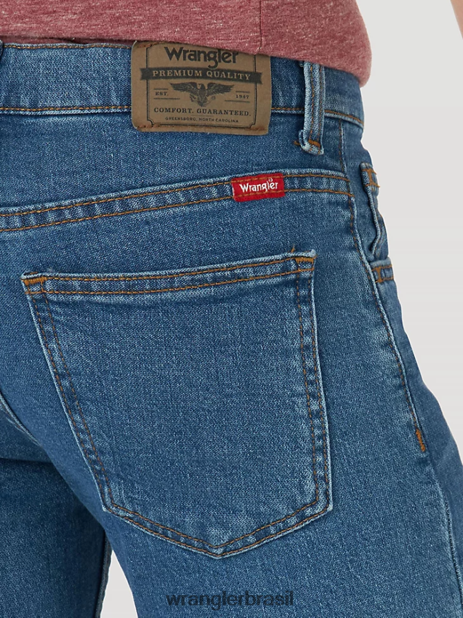 Wrangler calça jeans cinco estrelas flex reta índigo verdadeiro (5wnlwtd) Rapazes roupas 00LN6N1002