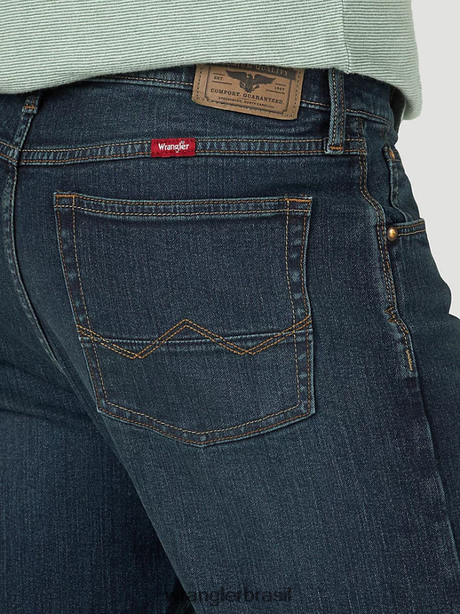 Wrangler calça jeans cinco estrelas premium flex relaxada fit bootcut Huxley (112316407) homens roupas 00LN6N99