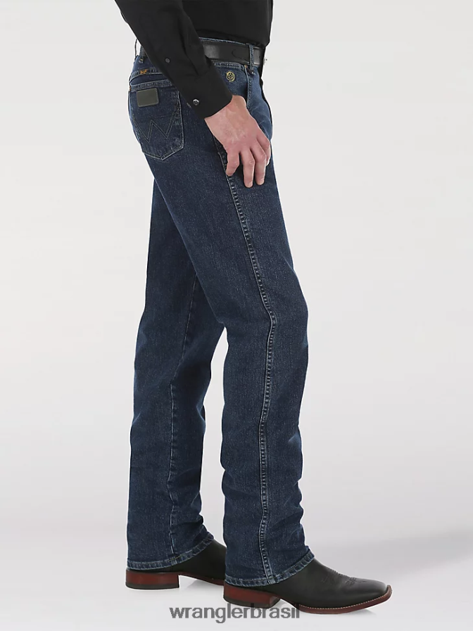Wrangler calça jeans cinco estrelas premium performance series regular fit lavagem clara (96cfvlw) homens roupas 00LN6N69