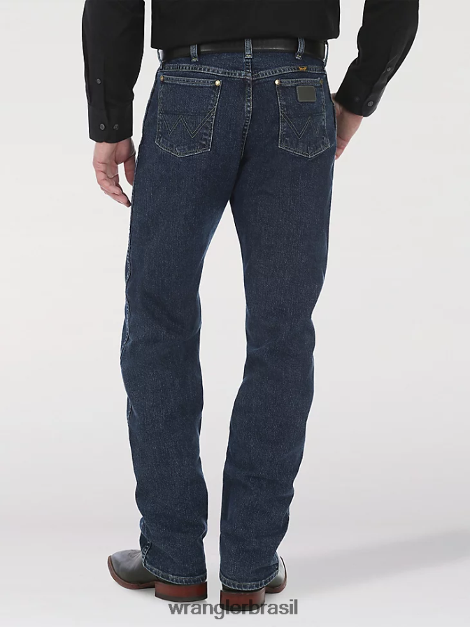 Wrangler calça jeans cinco estrelas premium performance series regular fit lavagem clara (96cfvlw) homens roupas 00LN6N69
