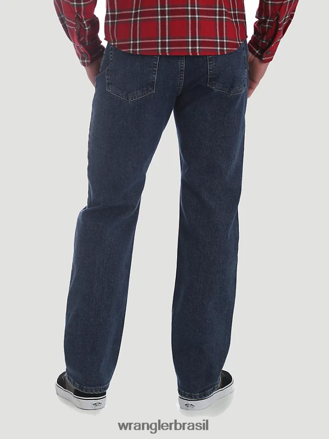 Wrangler calça jeans cinco estrelas premium performance series regular fit lavagem de pedras (96cfvsw) homens roupas 00LN6N70