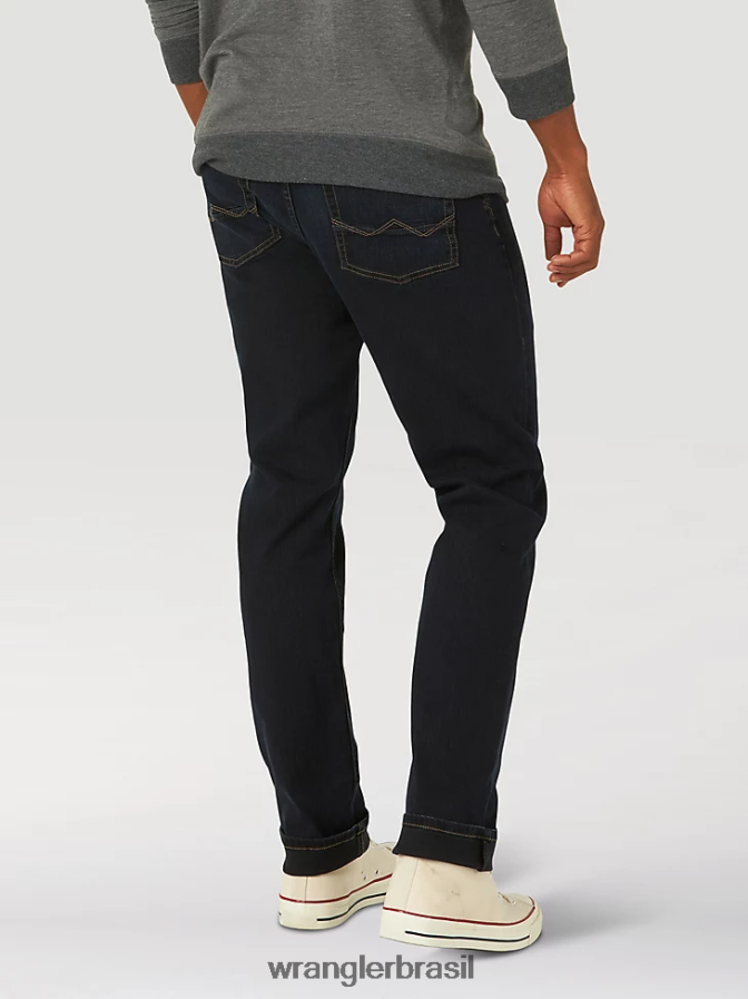 Wrangler calça jeans cinco estrelas premium porto escuro (95stwdh) homens roupas 00LN6N96