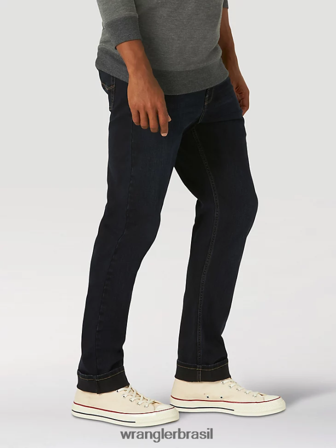 Wrangler calça jeans cinco estrelas premium porto escuro (95stwdh) homens roupas 00LN6N96
