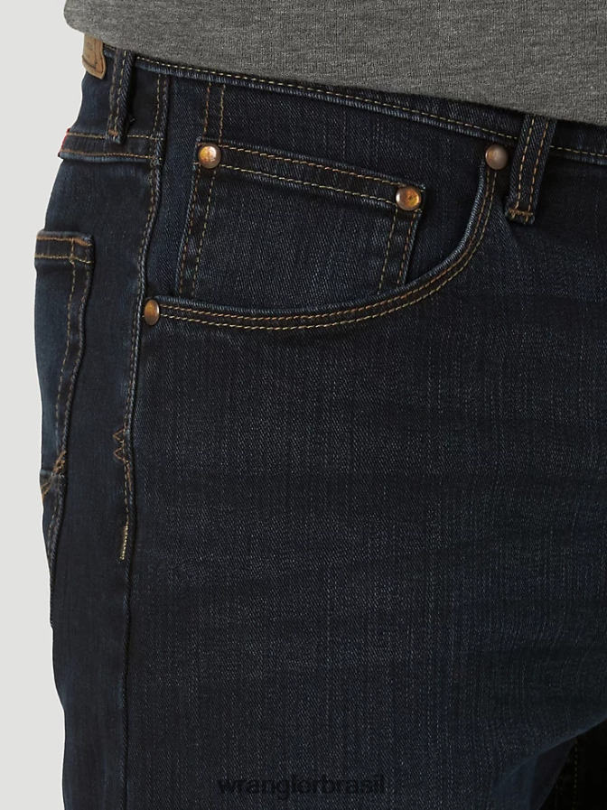 Wrangler calça jeans cinco estrelas premium porto escuro (95stwdh) homens roupas 00LN6N96