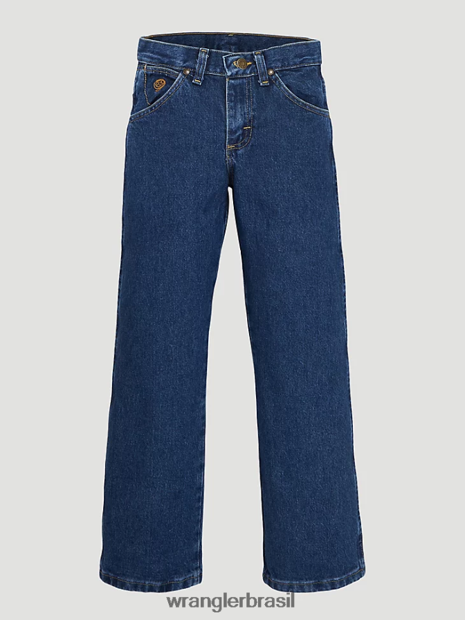 Wrangler calça jeans clássica stretch bootcut cinco estrelas índigo fresco (6brlwfs) Rapazes roupas 00LN6N997