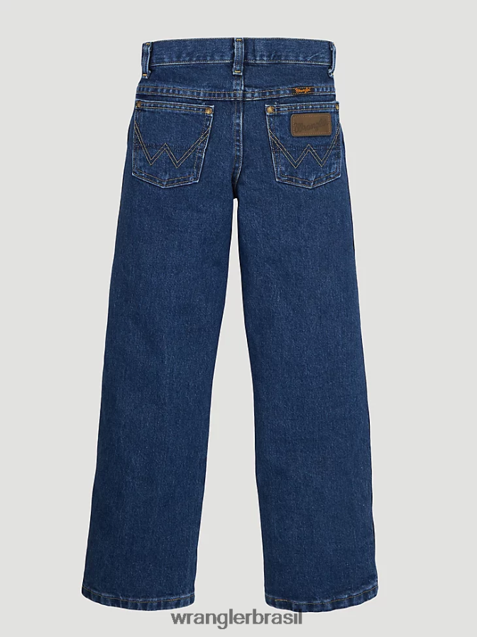 Wrangler calça jeans clássica stretch bootcut cinco estrelas índigo fresco (6brlwfs) Rapazes roupas 00LN6N997