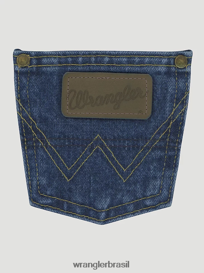 Wrangler calça jeans clássica stretch bootcut cinco estrelas índigo fresco (6brlwfs) Rapazes roupas 00LN6N997